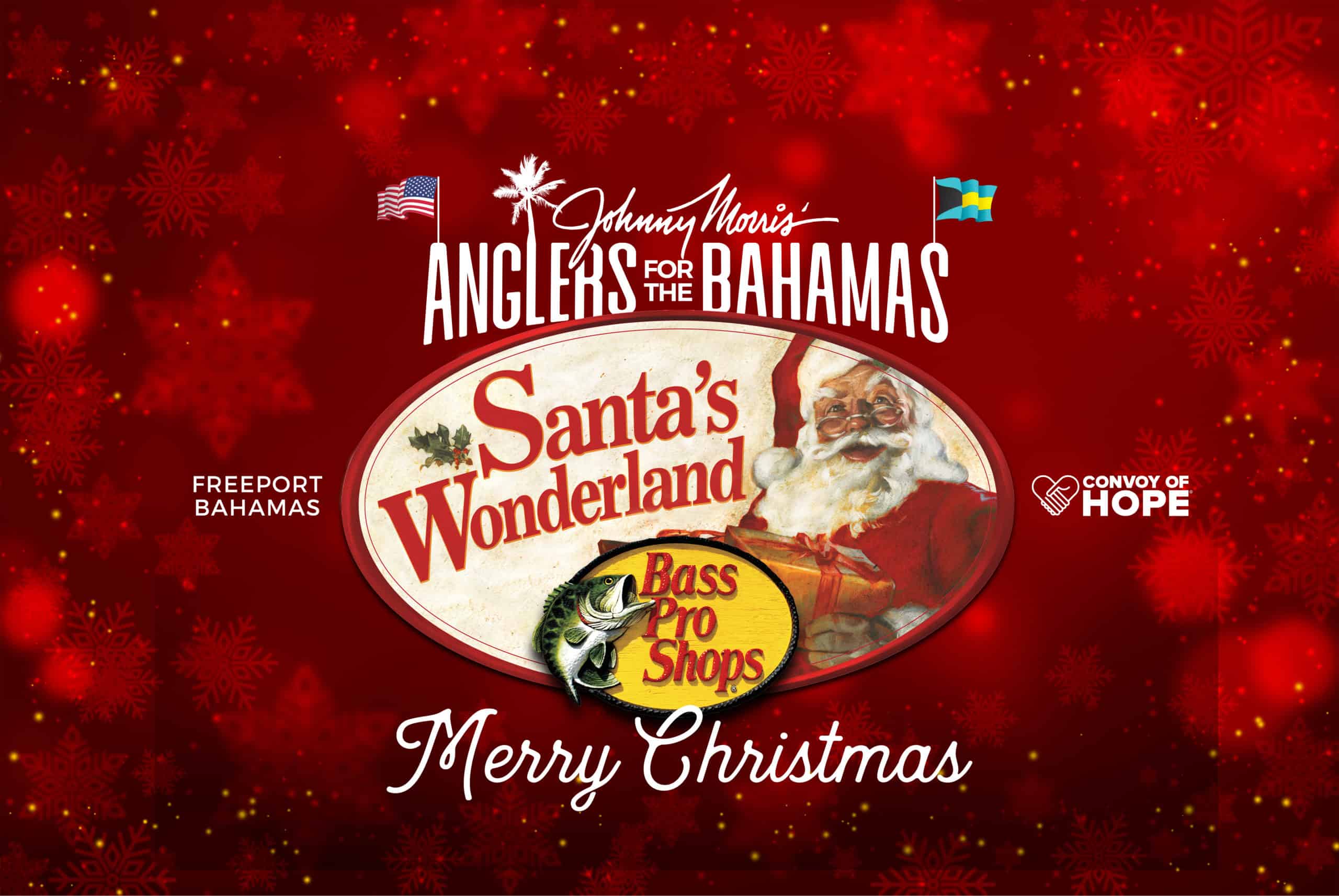 RECREATING THE NORTH POLE IN THE BAHAMAS: Bass Pro Shops Founder Johnny  Morris to host magical Christmas event for 20,000 kids and families  following devastating hurricane - Bass Pro