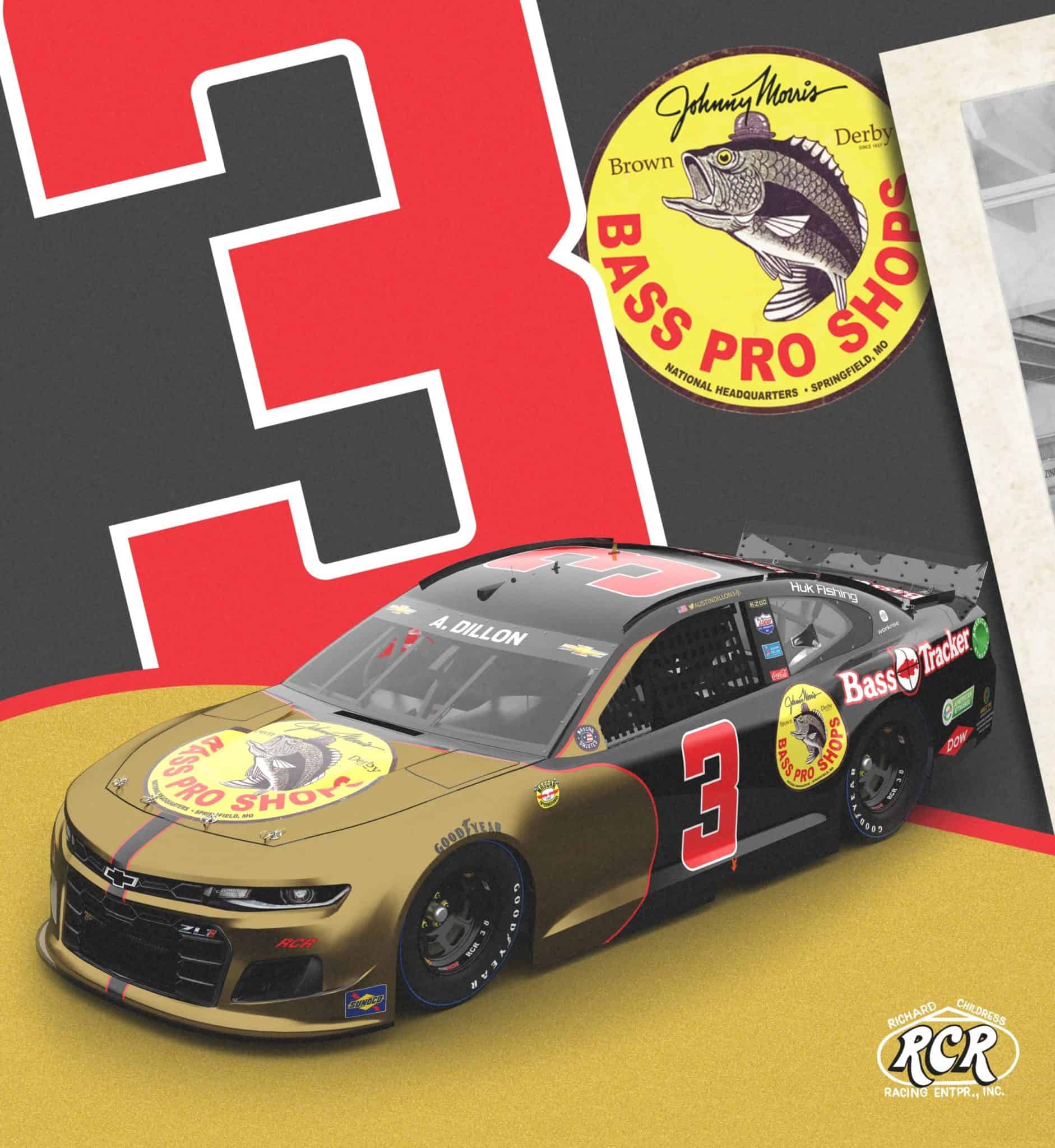 Bass Pro Shops and Richard Childress Racing announce throwback paint ...
