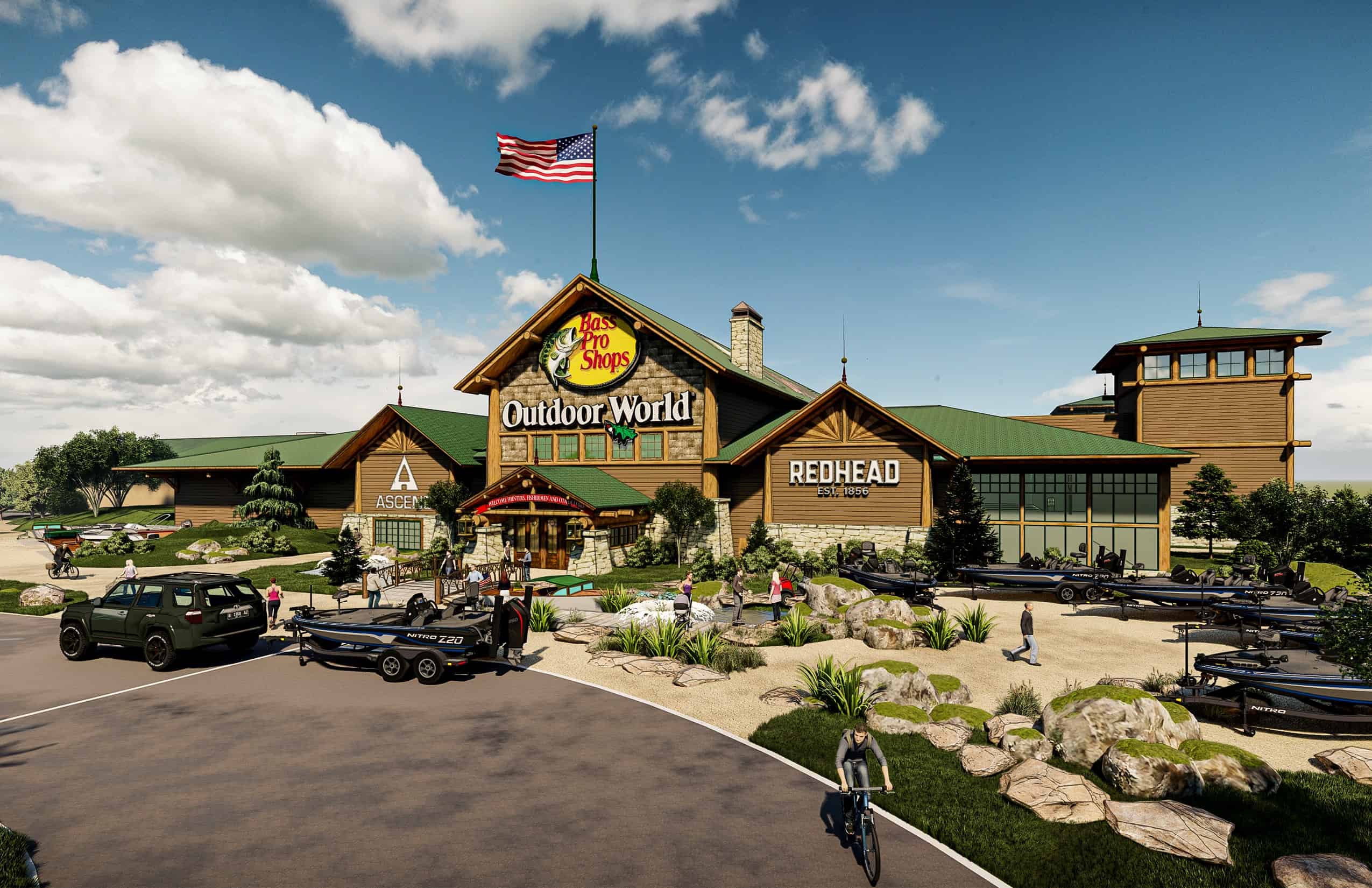 Bass Pro Building 5th Local Store